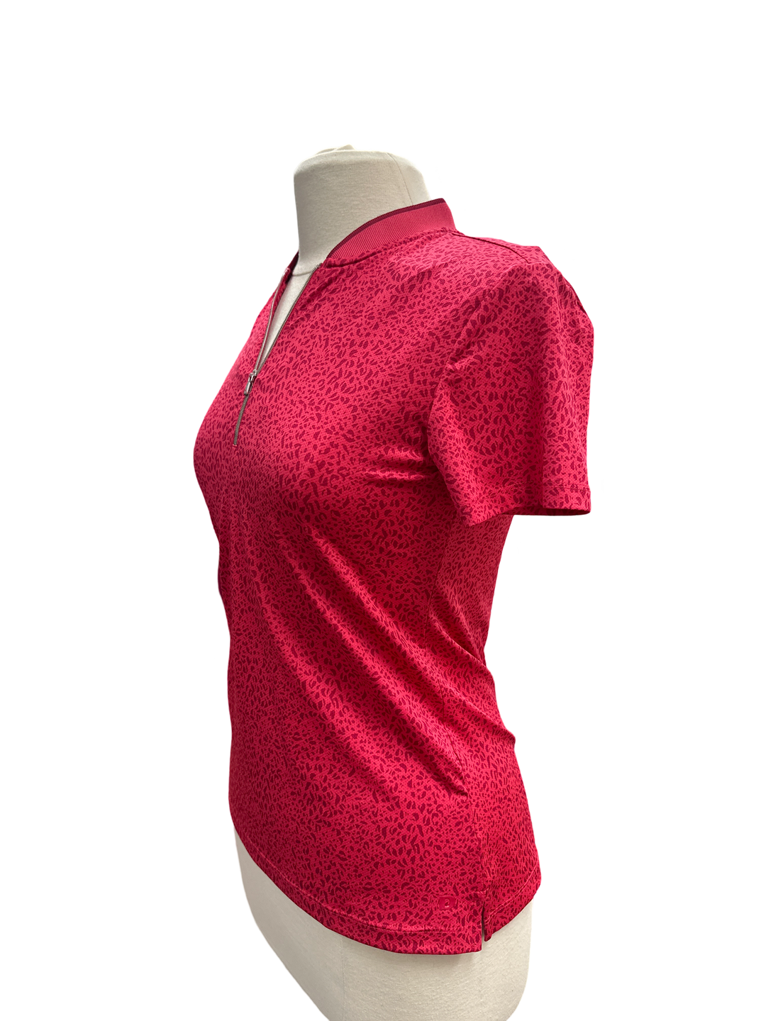 Dunning Fallow Ventilated Performance Polo- Raspberry - Skorzie