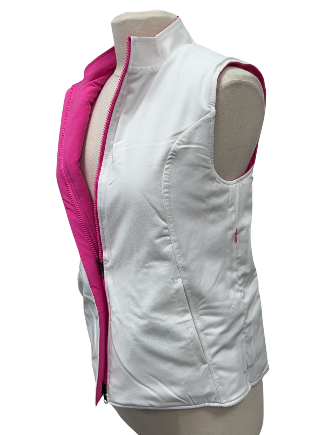 Belyn Key Reversible Vest - Hot Pink - Size Small - Skorzie