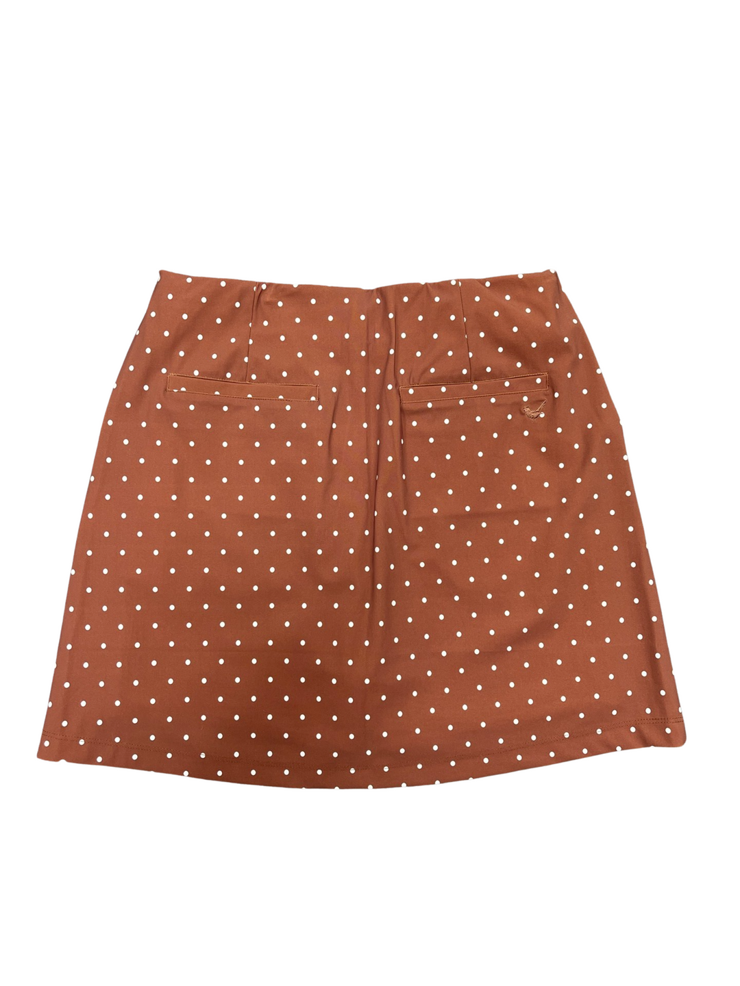 Jayebird Janie Classic Skort - Brown with White Dot - Size X-Small - Skorzie