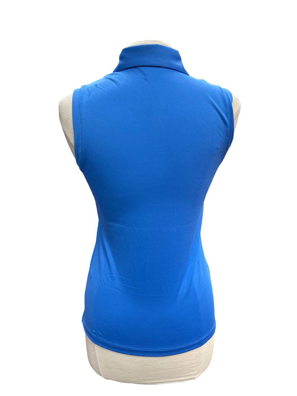 Dunning Player Jersey Sleeveless Performance Polo- Azure - Skorzie