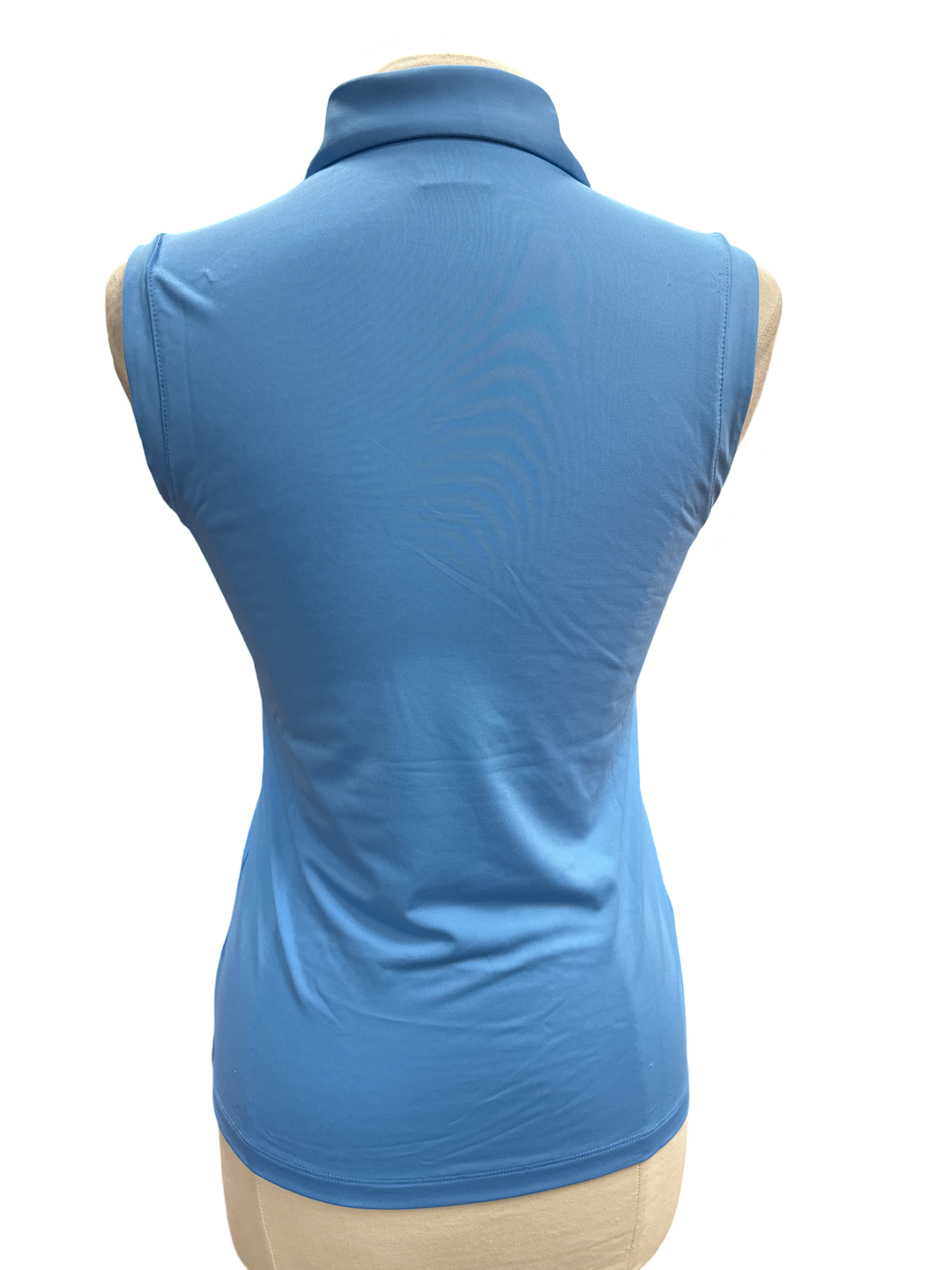 Dunning Player Jersey Sleeveless Performance Polo- Sky Blue - Skorzie