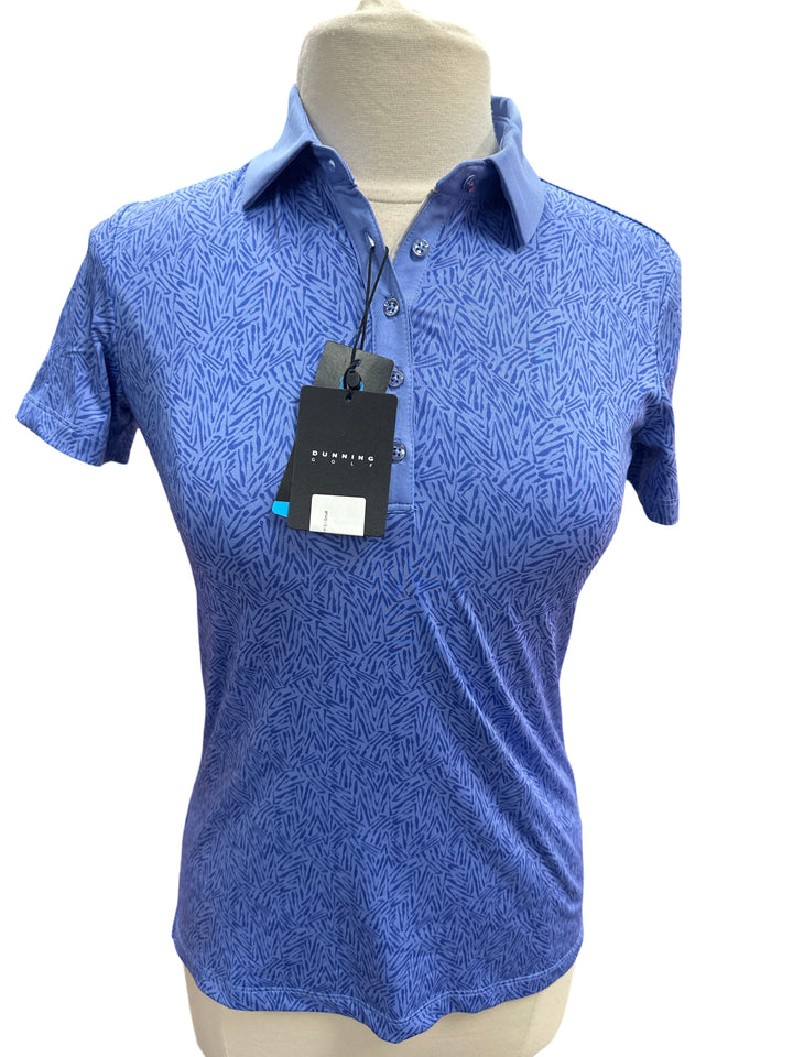 Dunning Meadow Jersey Performance Polo- Periwinkle - Skorzie