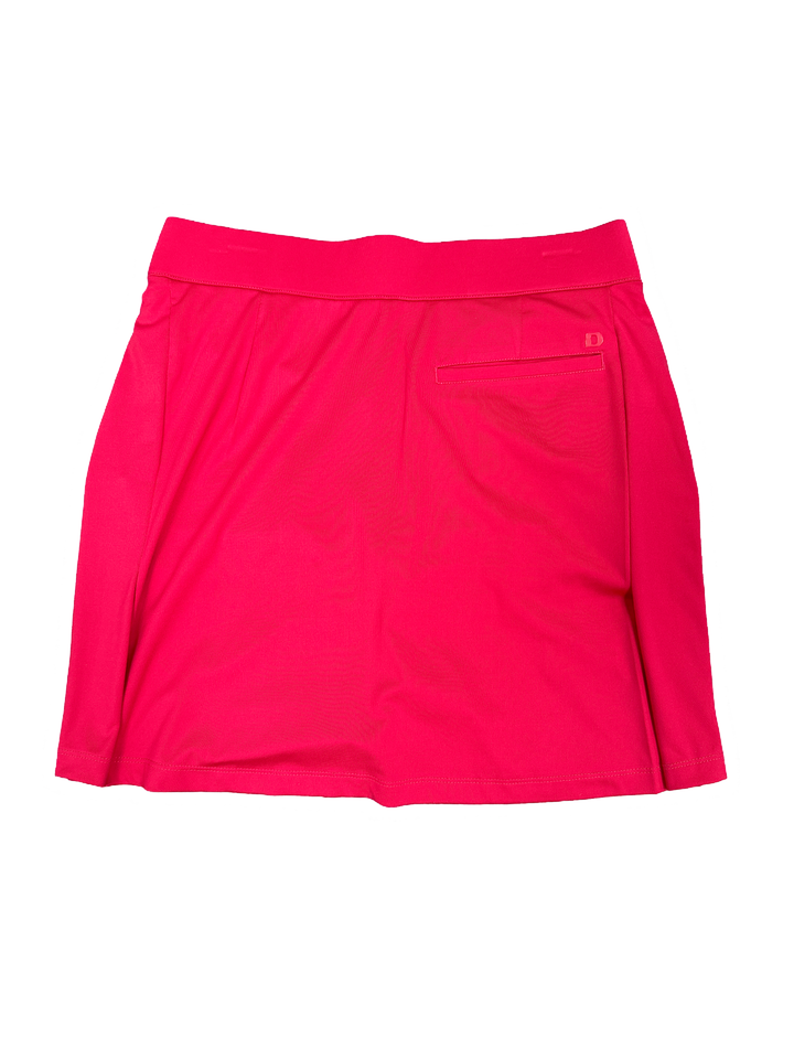 Dunning Player Jersey Performance 17" Skort- Raspberry - Skorzie