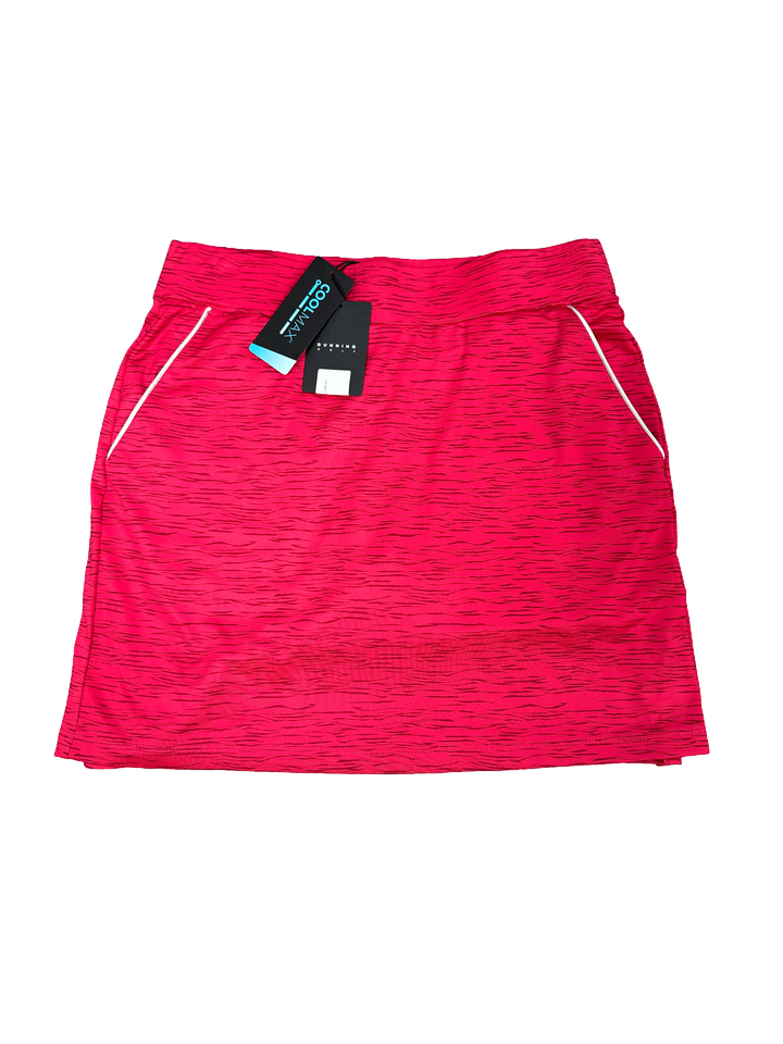 Dunning 17" Tramore Jersey Performance Skort- Raspberry - Skorzie