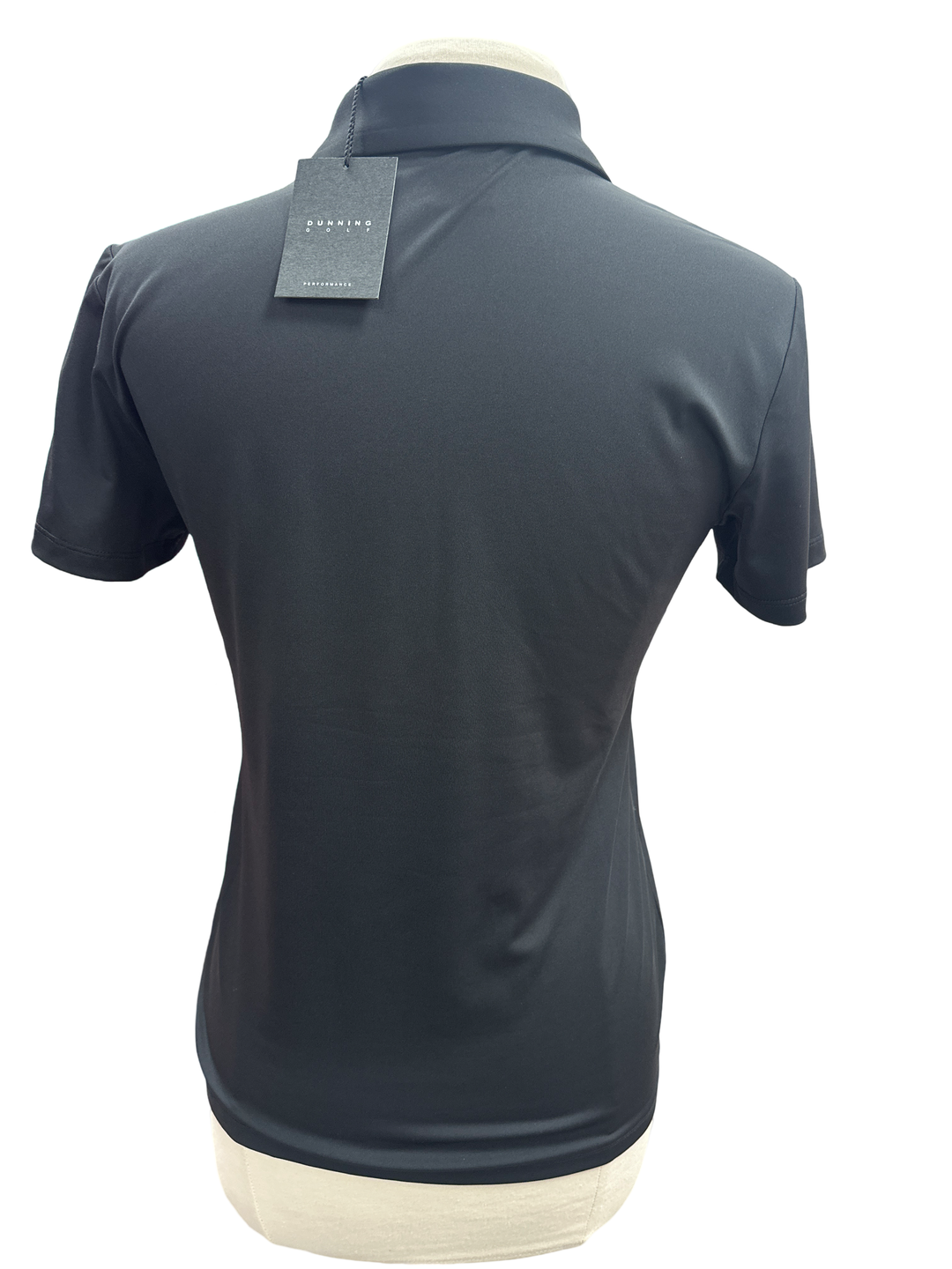 Dunning Black Player Jersey Short Sleeve Performance Polo - Skorzie