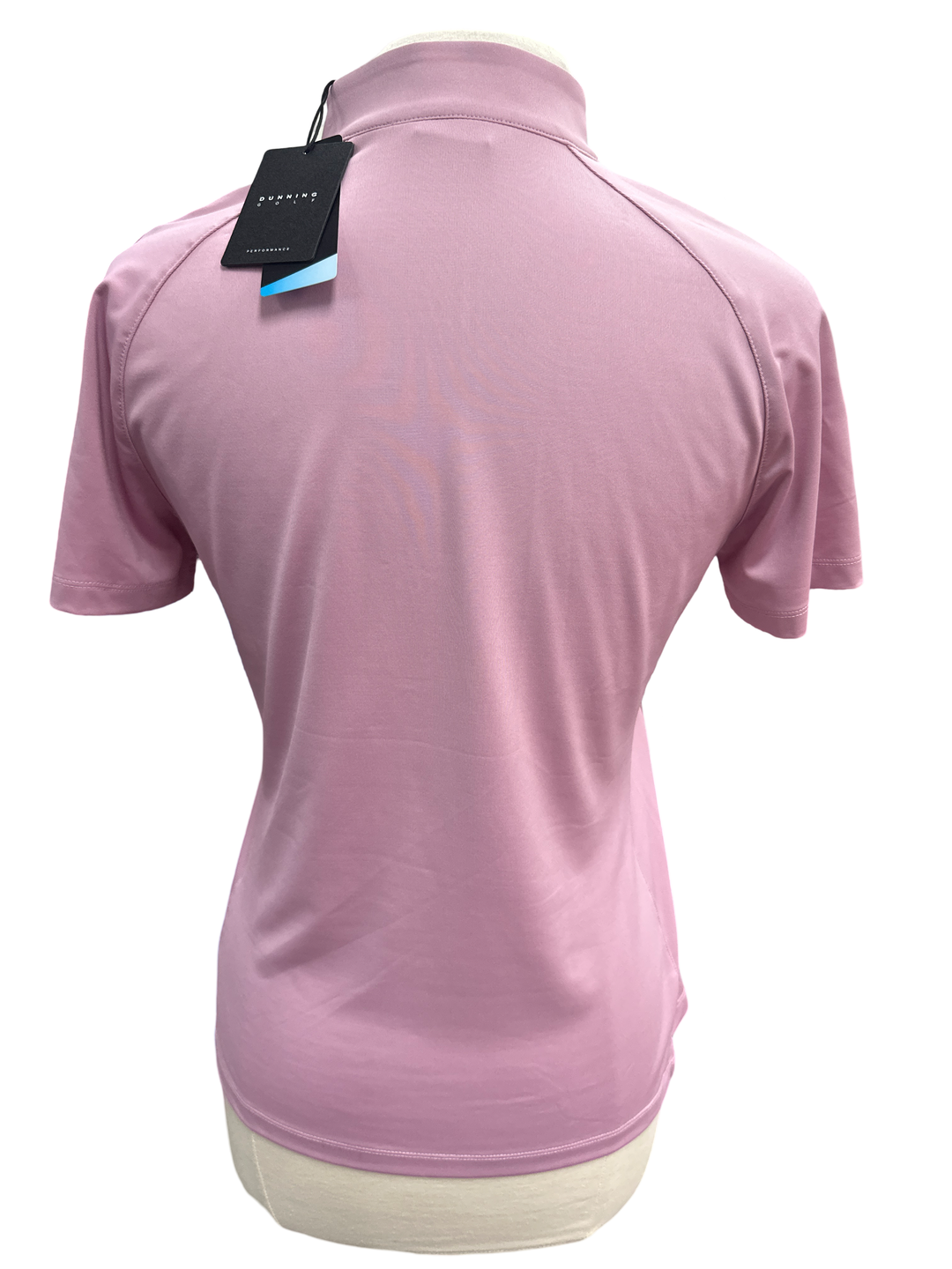 Dunning Desert Mauve Freya Jersey Performance Polo Short Sleeve with Bib Detailing -Medium