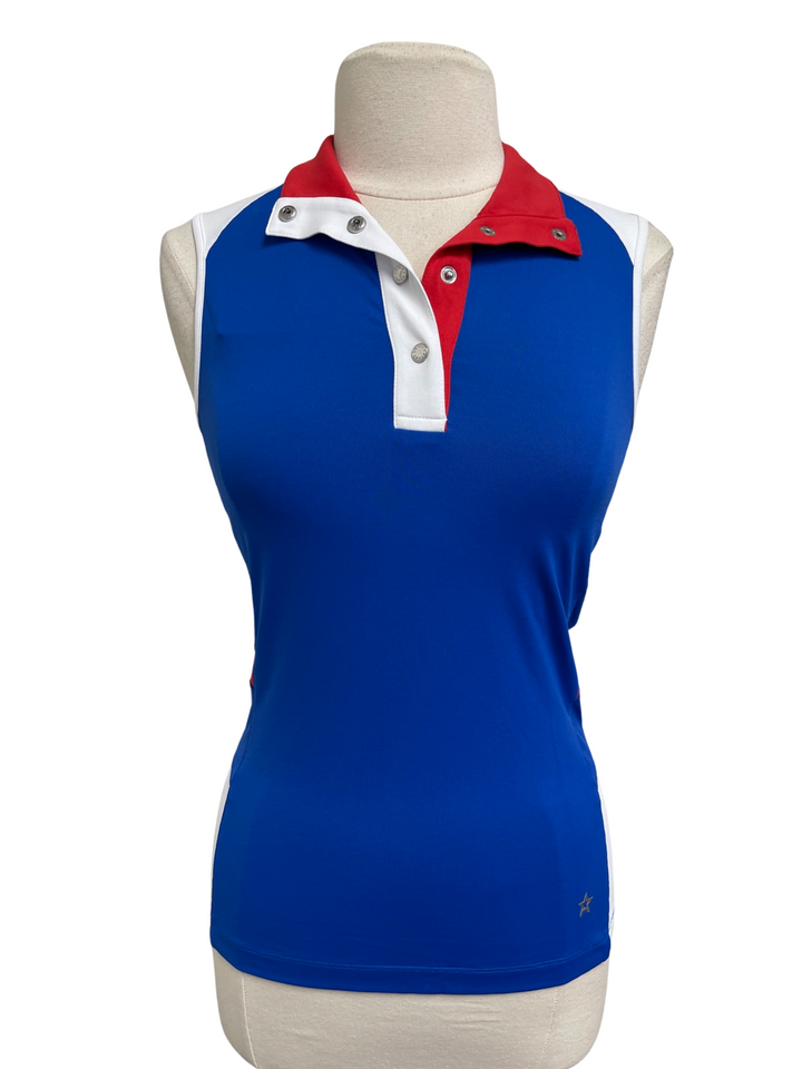 Lohla Sport The Charlotte Sleeveless Top - Blueberry - Small - Skorzie