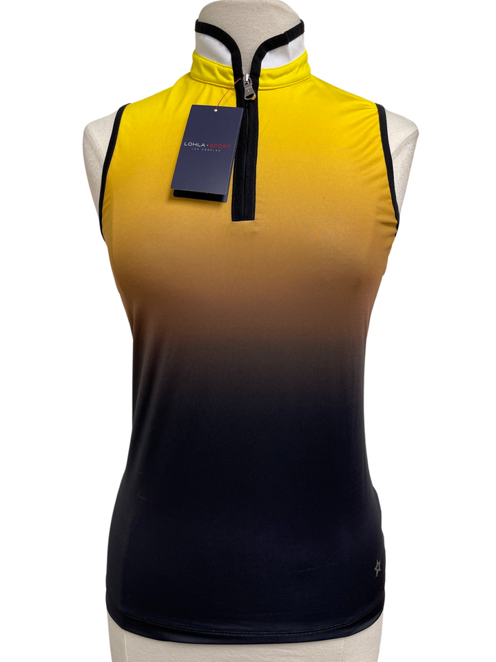 Lohla Sport The Honey Sleeveless Top - Yellow - Size Small - Skorzie