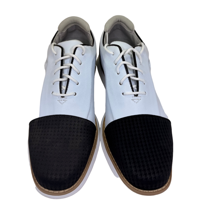 FootJoy Women's Traditions Golf Shoes - White/Black - Size 6.5