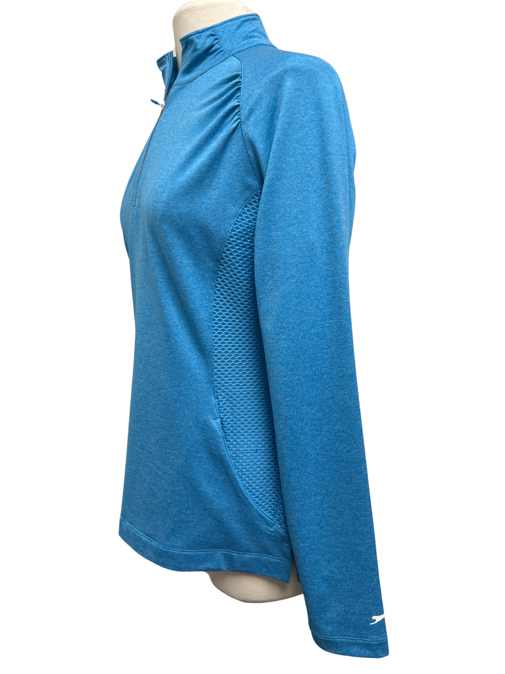 Slazenger Long Sleeve 1/2 Zip Pullover - Size L - Bright Blue - Skorzie