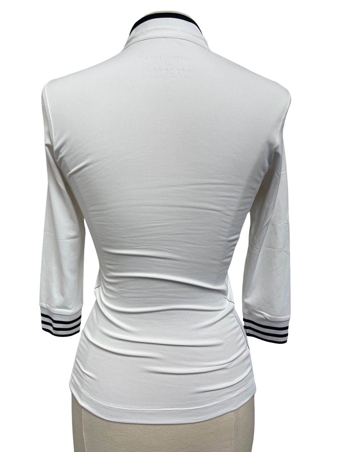 Lohla Sport - The Carolyn 3/4 Sleeve Top - White/Navy - Skorzie