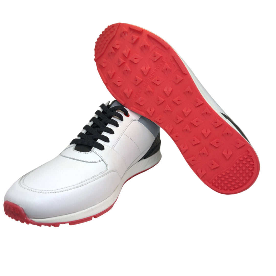 Royal Albartross Soho Storm Golf Shoes - White/Black - EU 44