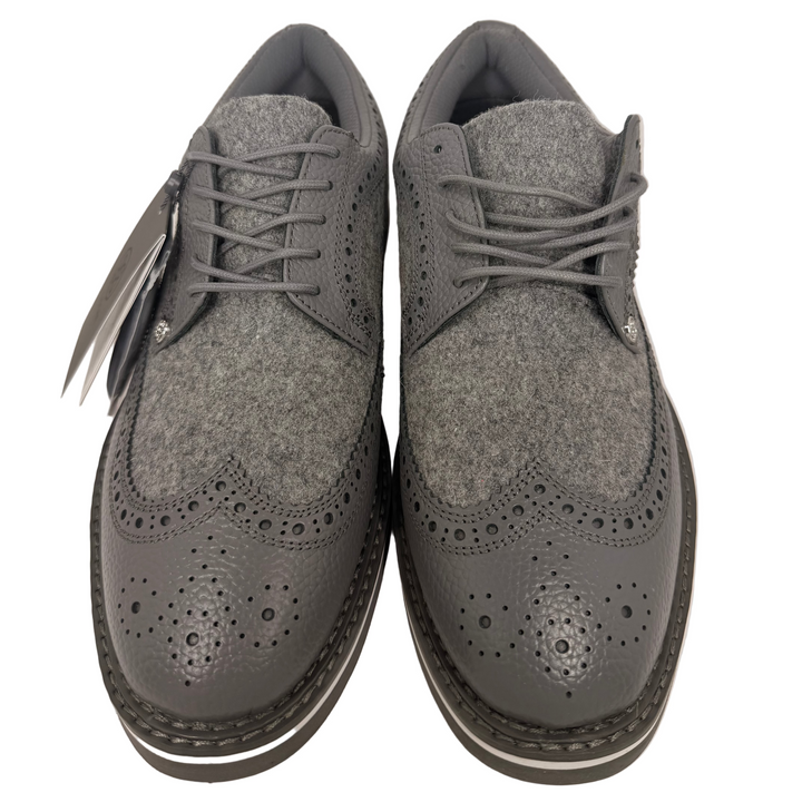 G/FORE Men's Long Wing Gallivanter Golf Shoes - Heather Grey - Size 10.5