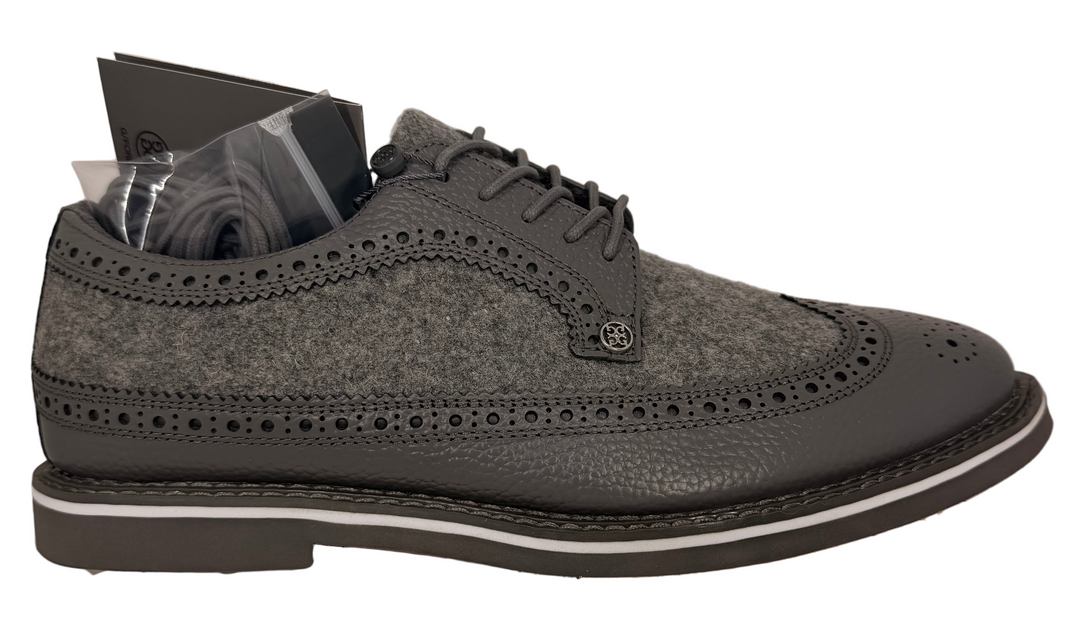 G/FORE Men's Long Wing Gallivanter Golf Shoes - Heather Grey - Size 10.5