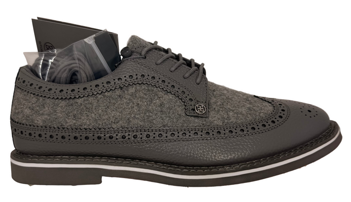 G/FORE Men's Long Wing Gallivanter Golf Shoes - Heather Grey - Size 10.5