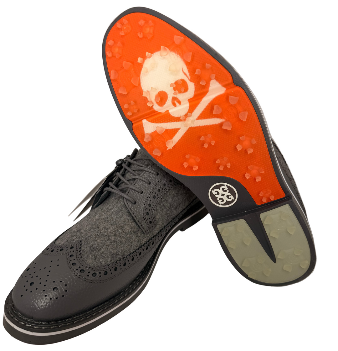 G/FORE Men's Long Wing Gallivanter Golf Shoes - Heather Grey - Size 10.5