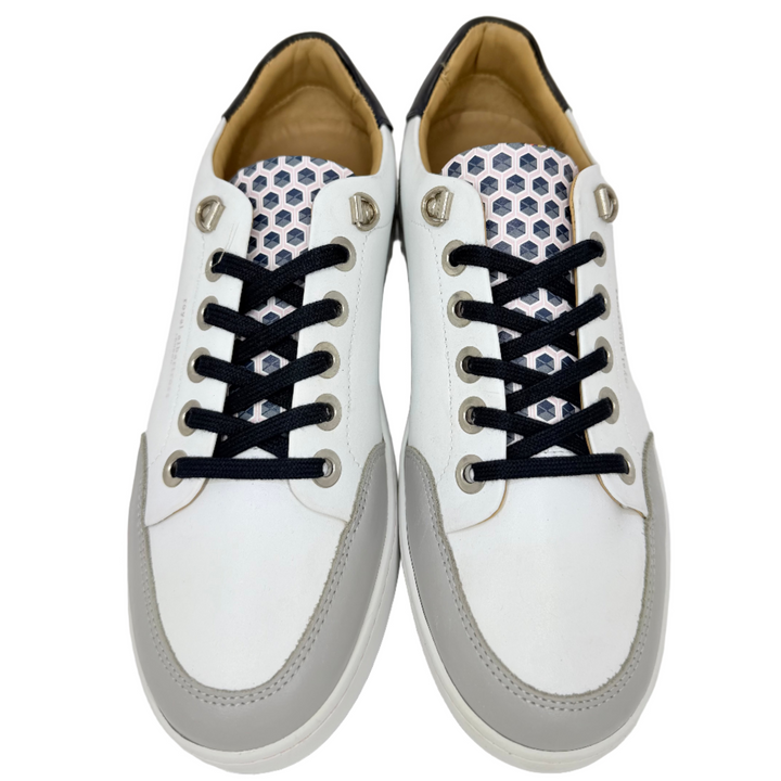 Royal Albartross Women's Fieldfox Golf Shoes - Geo White/Navy - Size 9