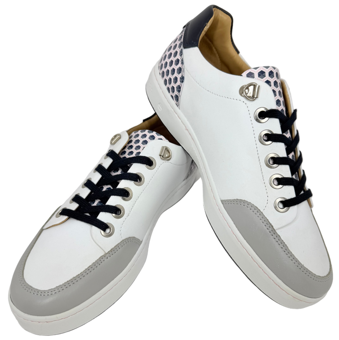 Royal Albartross Women's Fieldfox Golf Shoes - Geo White/Navy - Size 9