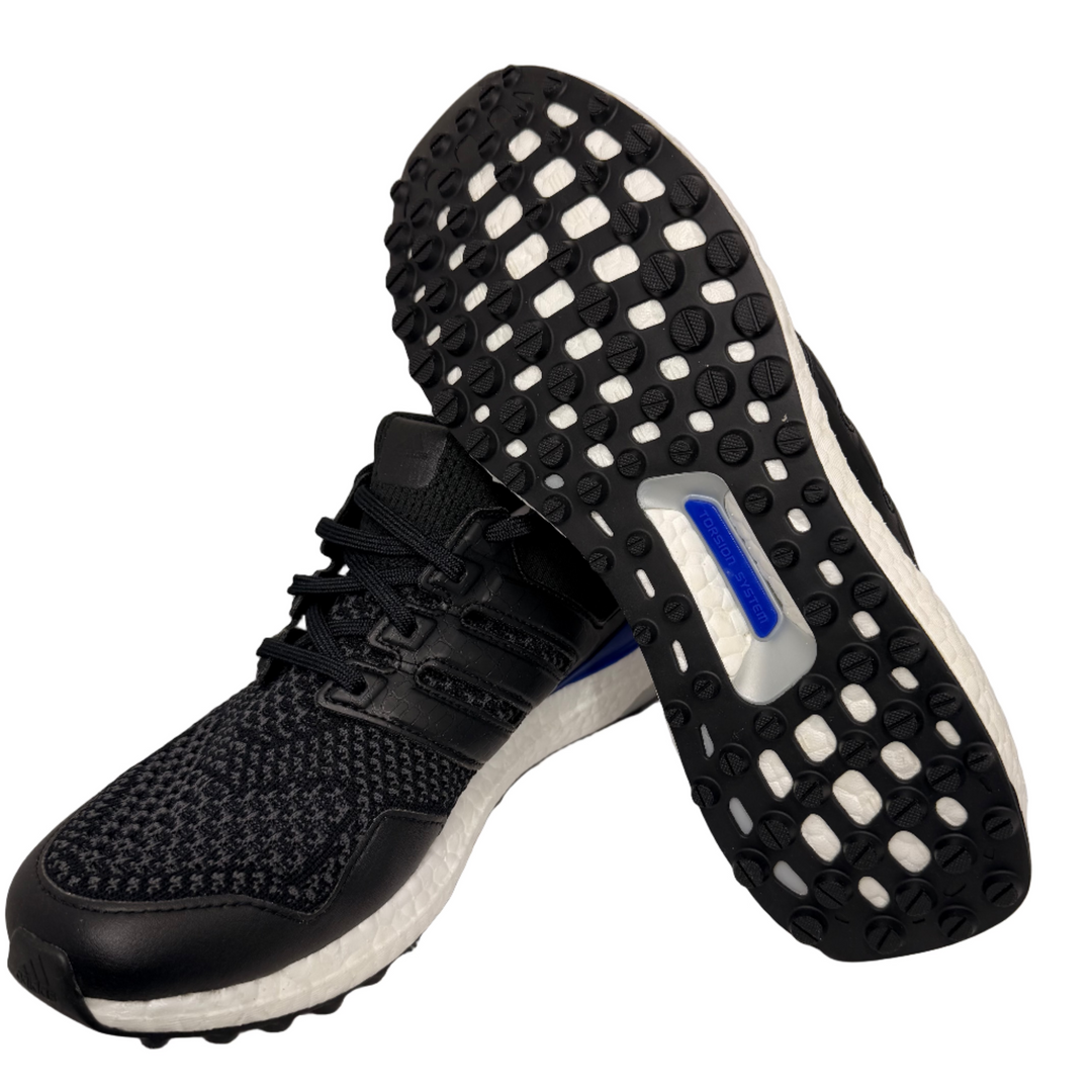 Adidas Men's Ultraboost Spikeless Golf Shoes -  Black/Blue - Size 9.5