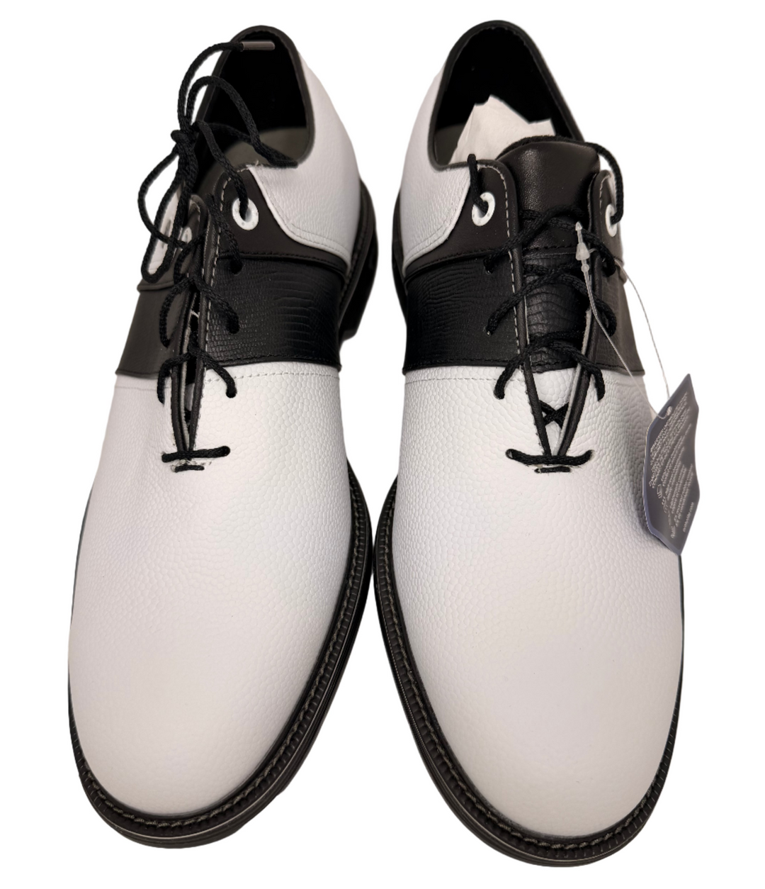 FootJoy Men's Premiere Series Packard Golf Shoes - White/Black - Size 10.5