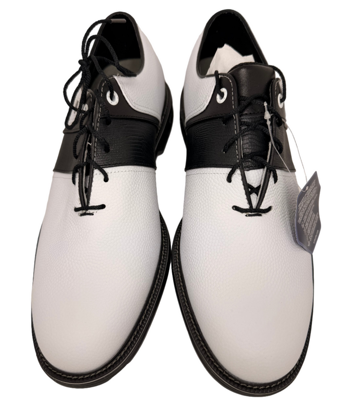 FootJoy Men's Premiere Series Packard Golf Shoes - White/Black - Size 10.5