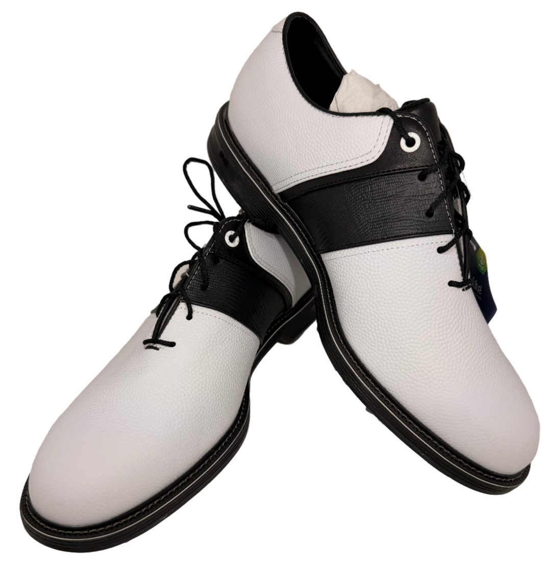 FootJoy Men's Premiere Series Packard Golf Shoes - White/Black - Size 10.5
