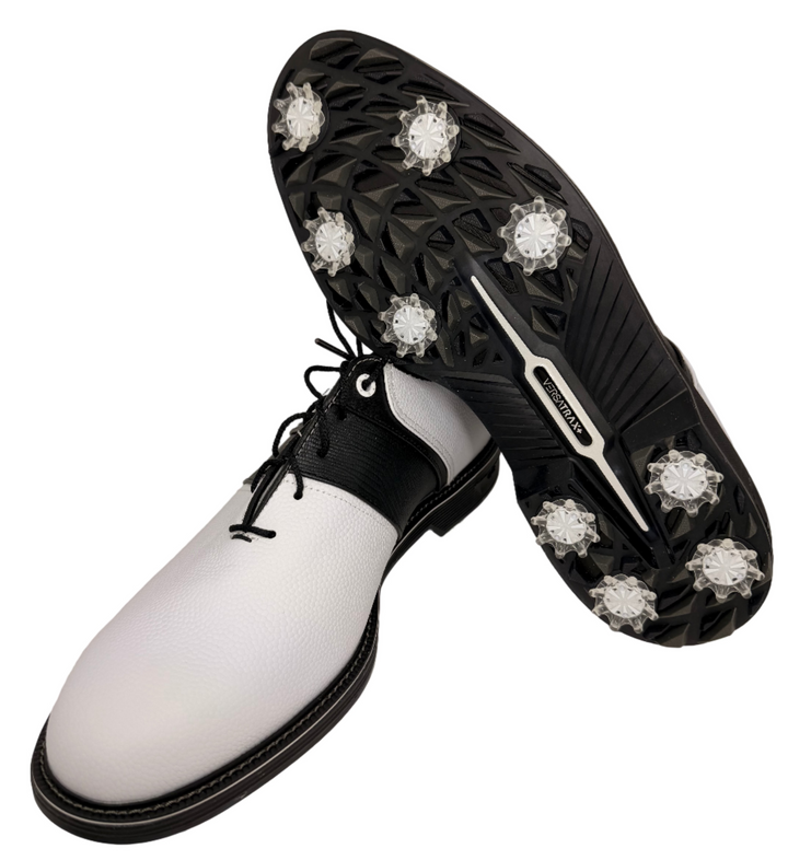 FootJoy Men's Premiere Series Packard Golf Shoes - White/Black - Size 10.5