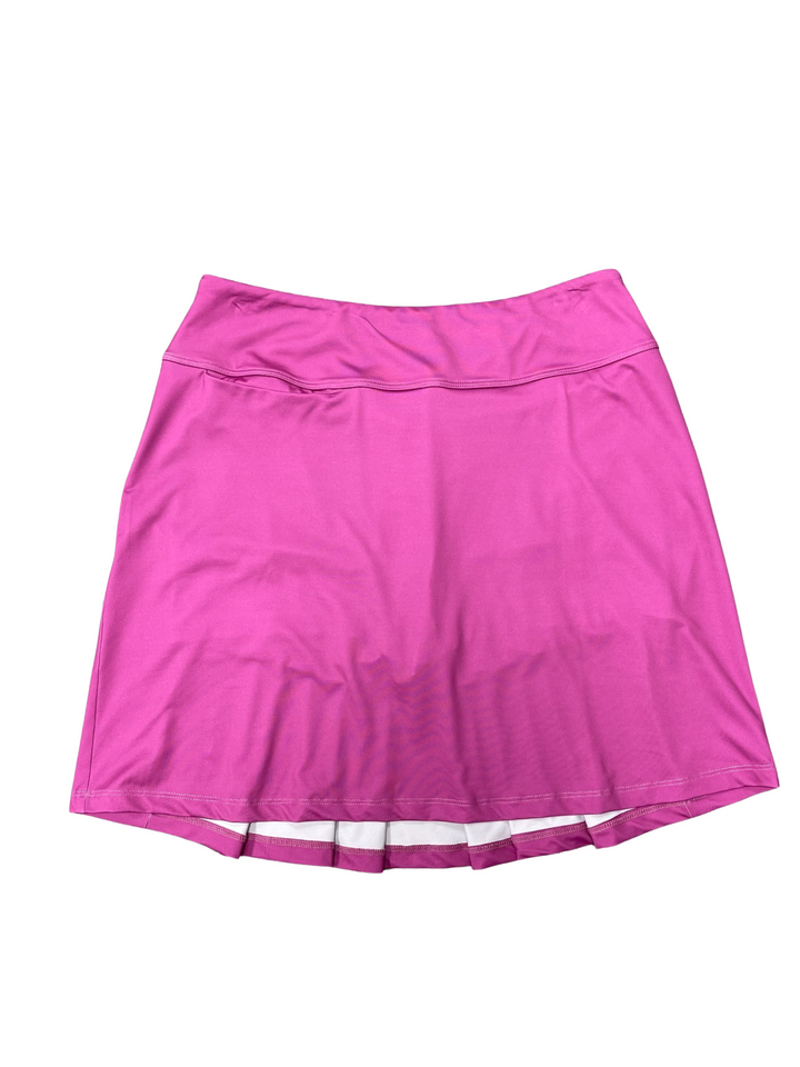 Amy Sport Marissa Pleated Pink Rose Skort - X-Small - Skorzie