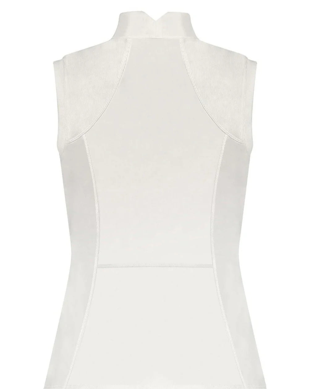 Movetes Impact Sleeveless Layering Vest - Ivory/Linen