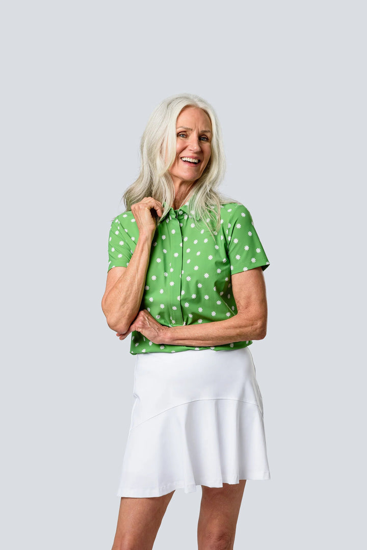 Jayebird Maddie Short Sleeve Top - Spring Daisy - Skorzie