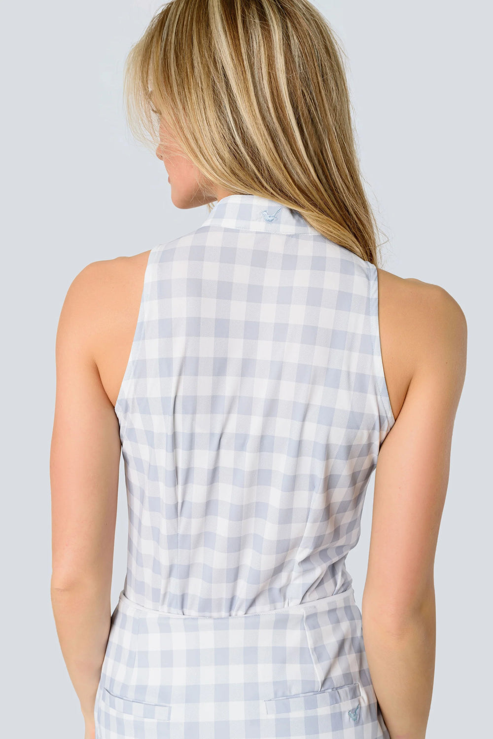 Jayebird Kit Top - Powder Blue Gingham - Skorzie