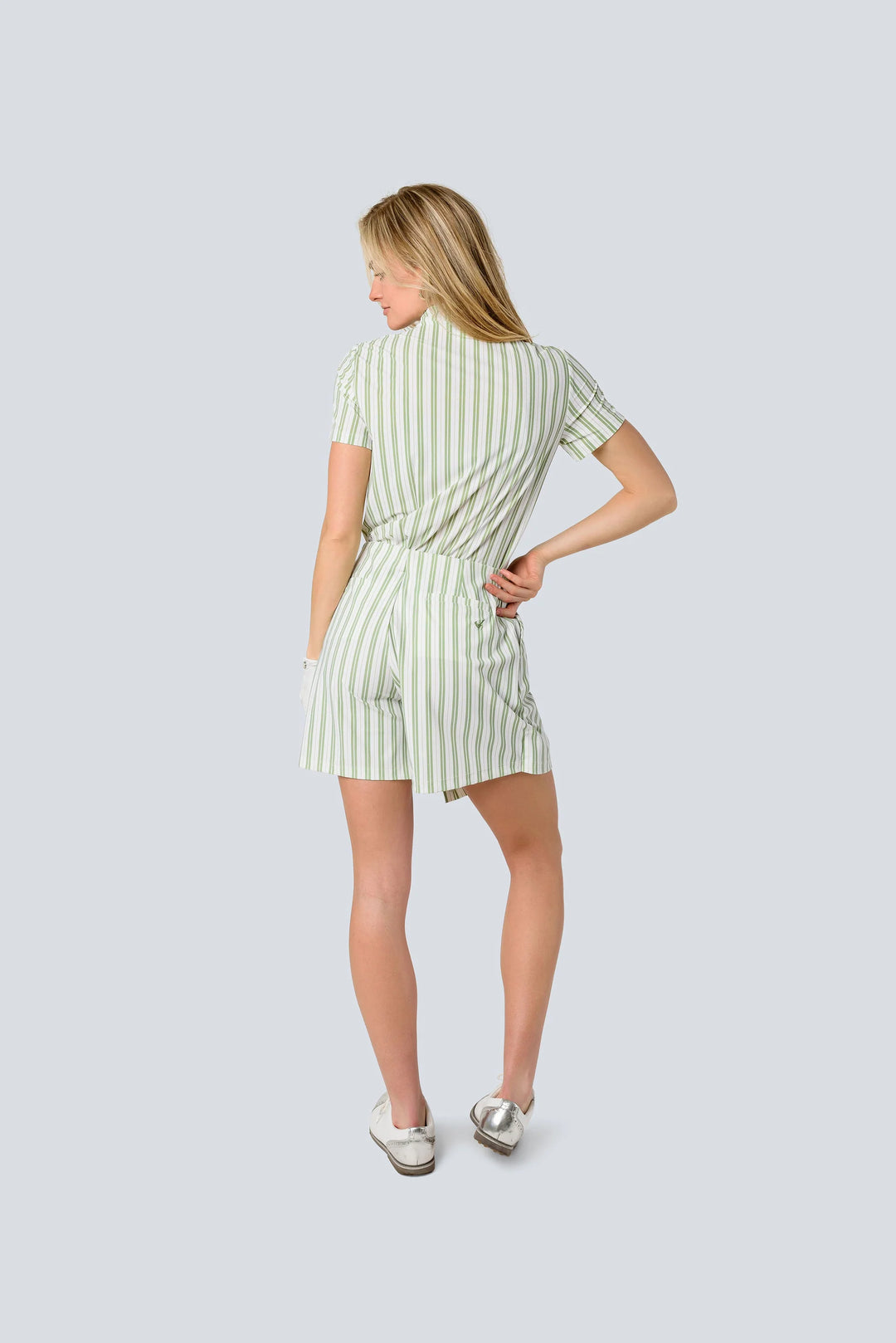 Jayebird Mills Skort - Green Stripe - Skorzie