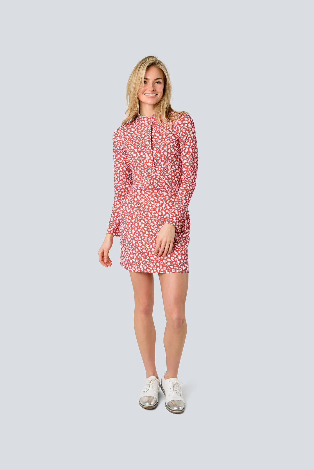 Jayebird Janie Classic Skort - Cherry Red Floral - Skorzie