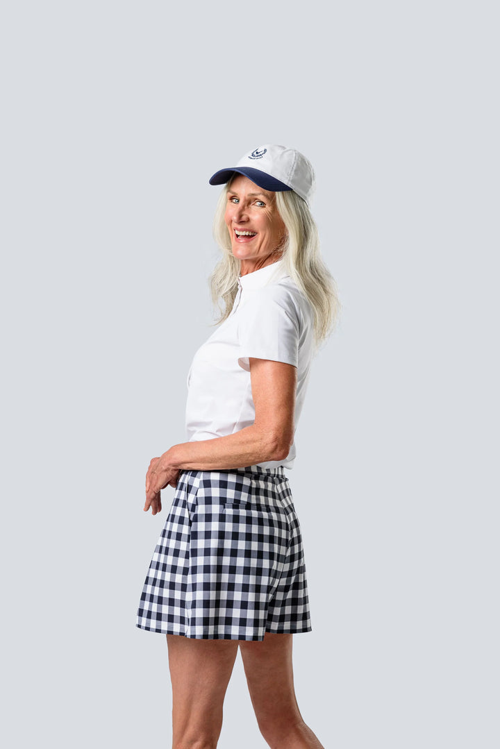 Jayebird Ava Short - Navy Gingham - Skorzie