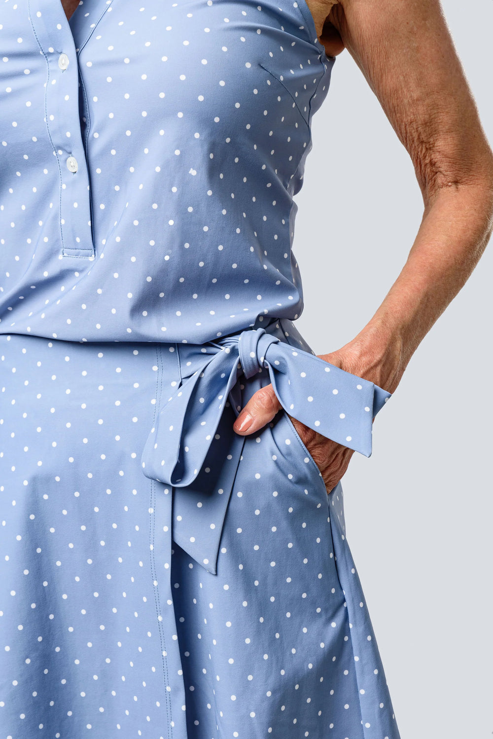 Jayebird Mills Skort - Chambray Polka Dot - Skorzie