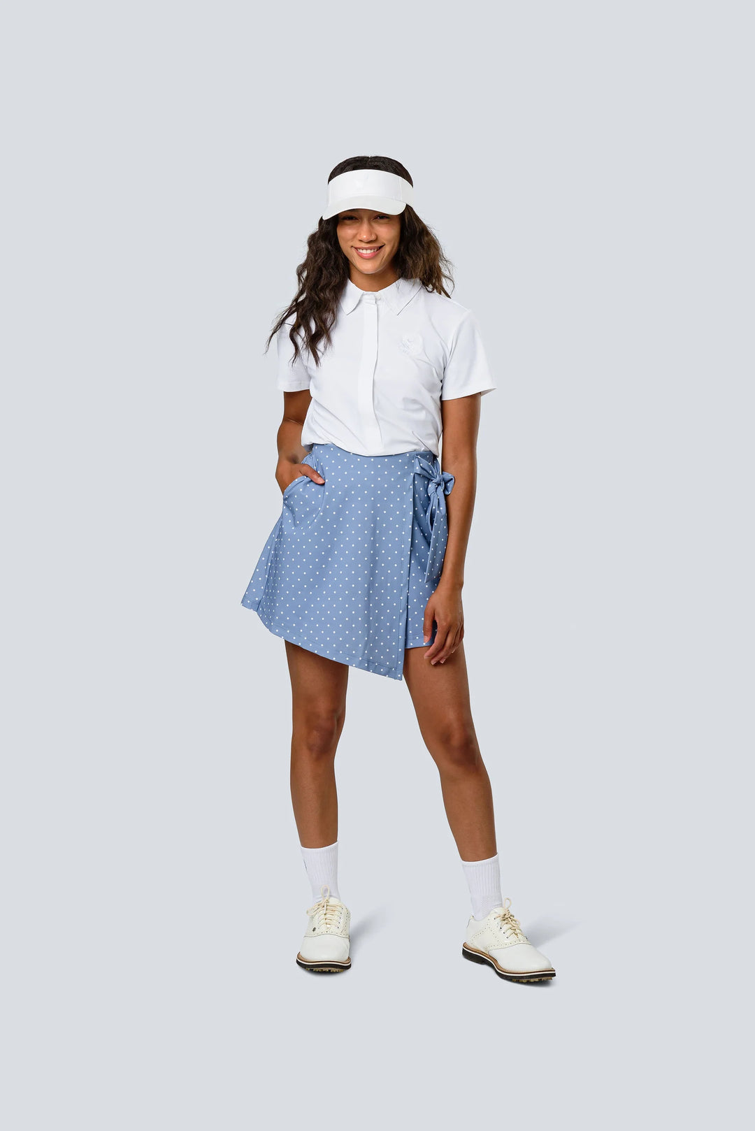 Jayebird Mills Skort - Chambray Polka Dot - Skorzie