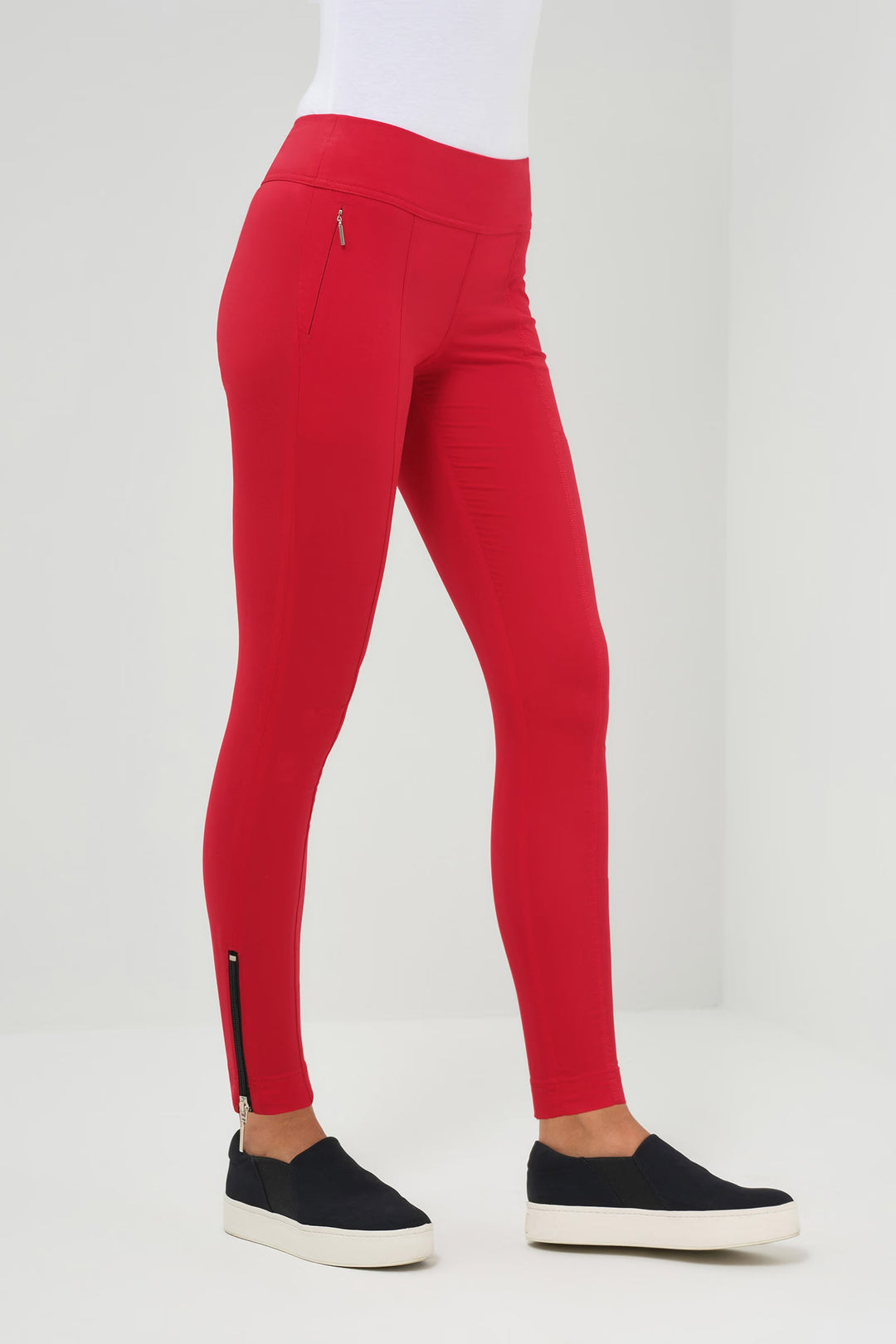 Anatomie Allie Ultra Light Pull-On Skinny Pant - Atomic Red - Skorzie