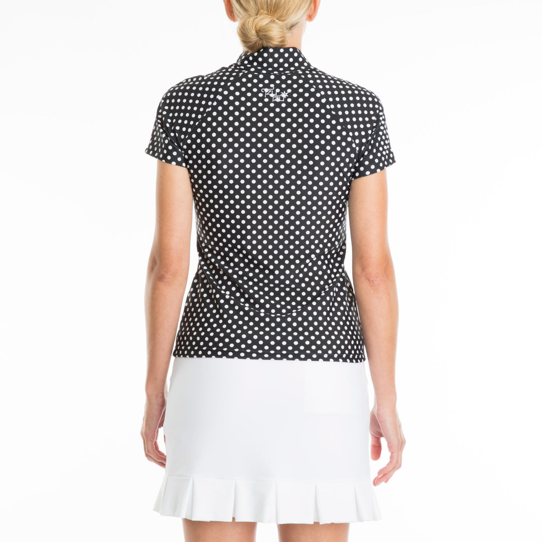 Tzu Tzu Lucy Top - Black Dotty