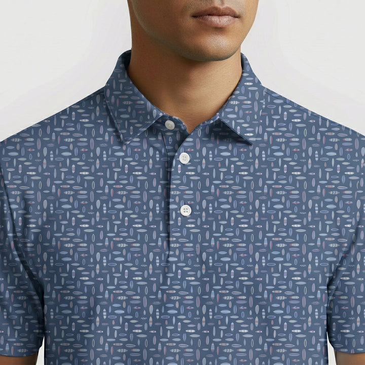 Vivid Golf Men's Polo - Longboard - Skorzie