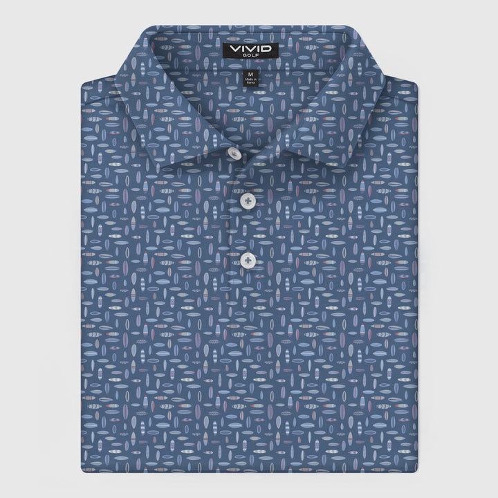 Vivid Golf Men's Polo - Longboard - Skorzie