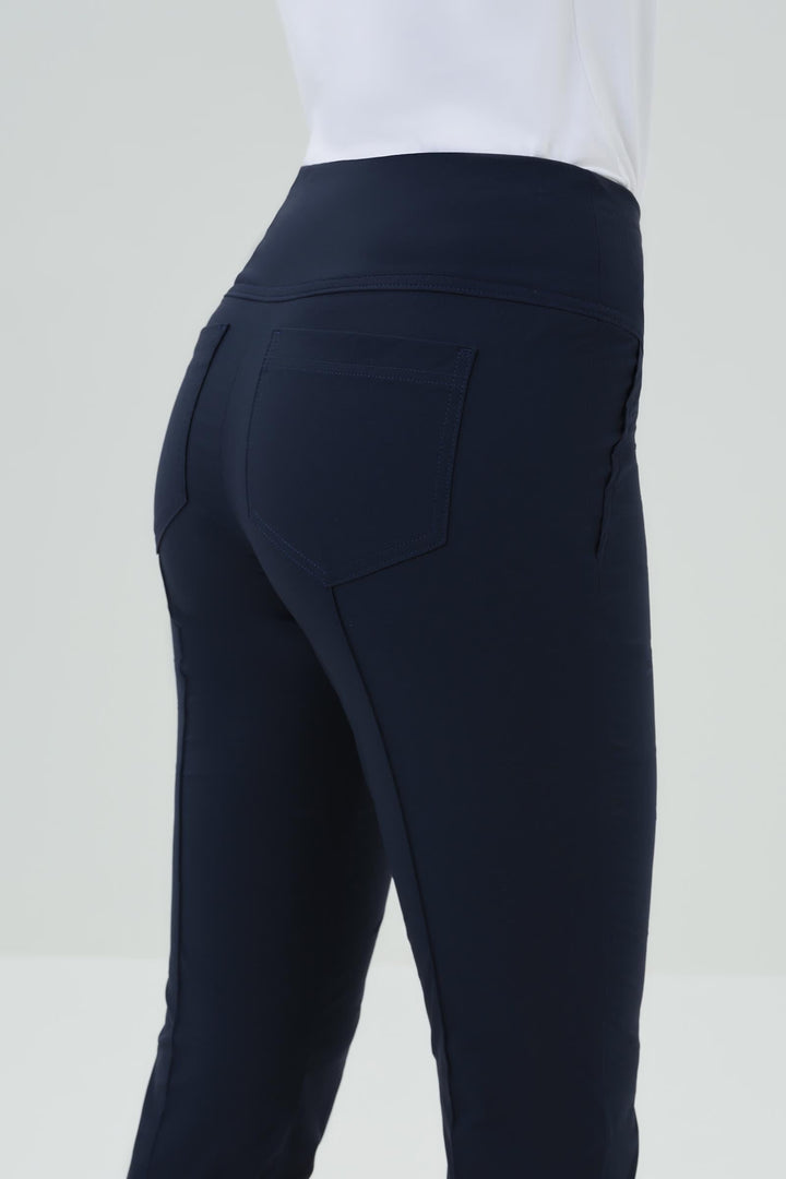 Anatomie Sonia Ultra Light Weight Side Zip Pant - Navy - Skorzie