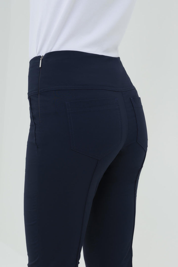 Anatomie Sonia Ultra Light Weight Side Zip Pant - Navy - Skorzie