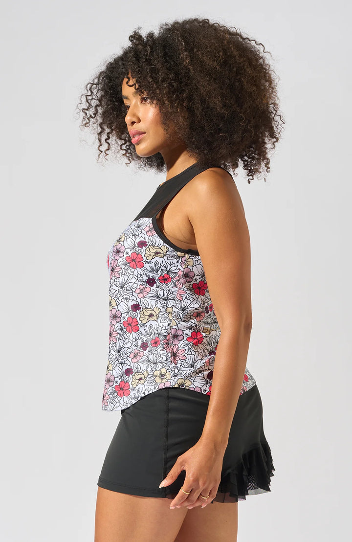 Bobbe Active Love All Tank - Sunset Floral - Skorzie