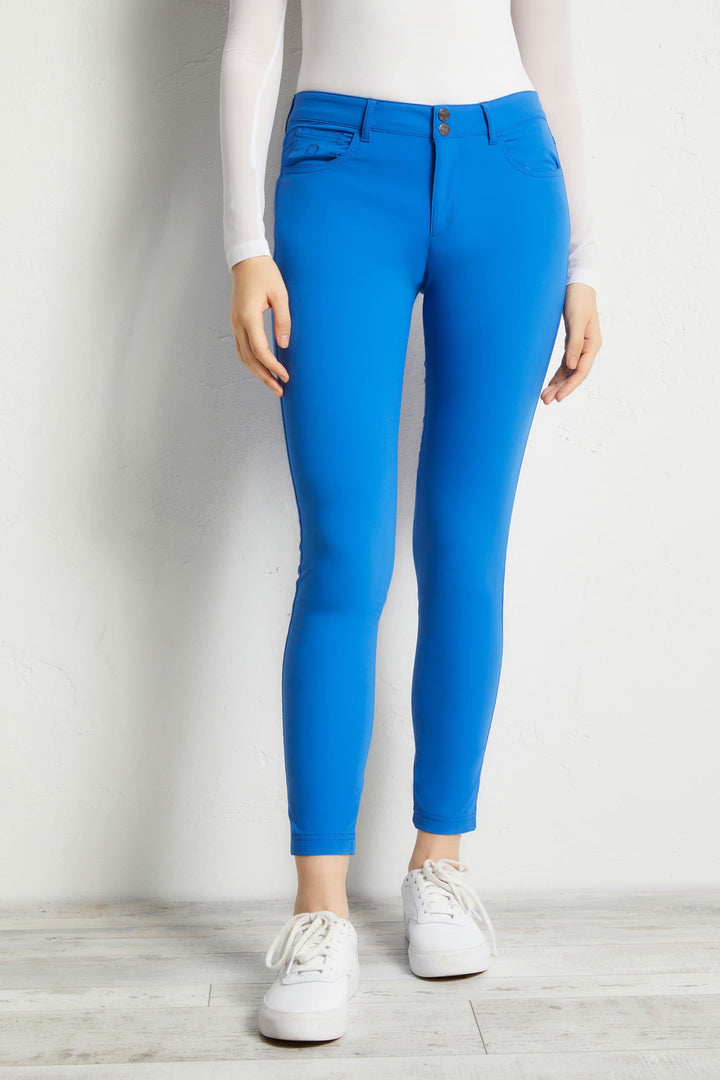 Anatomie Luisa Ultra Light Weight 5 Pocket Pant - Cypress Blue - Skorzie
