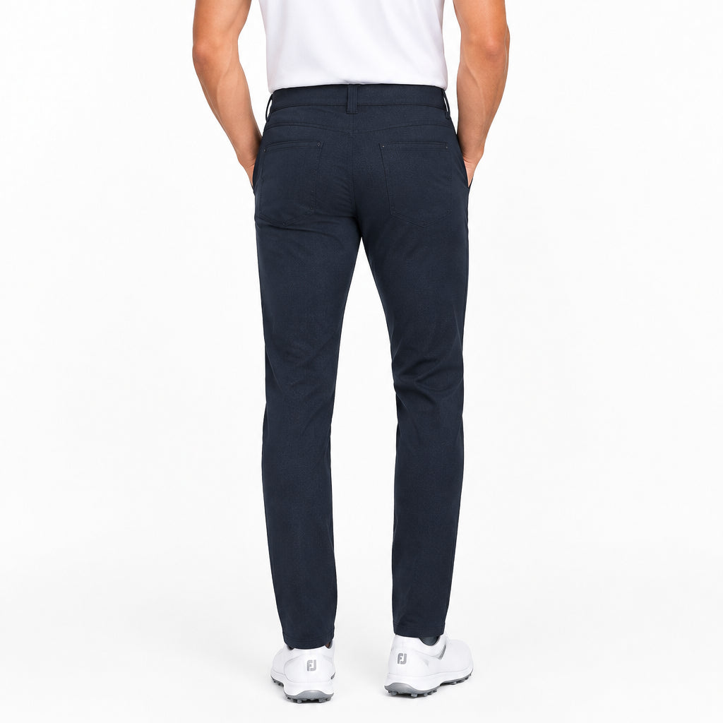 Peter Millar Men's Five-Pocket Pant Brevard Performance Flannel 34" Navy