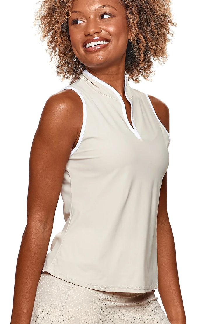 Bobbe Active Mock Neck Tank - Sabia - Skorzie