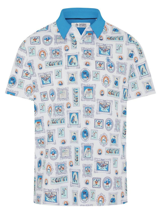 Penguin Mens Oliver Clubhouse Wall Of Fame - Bright White