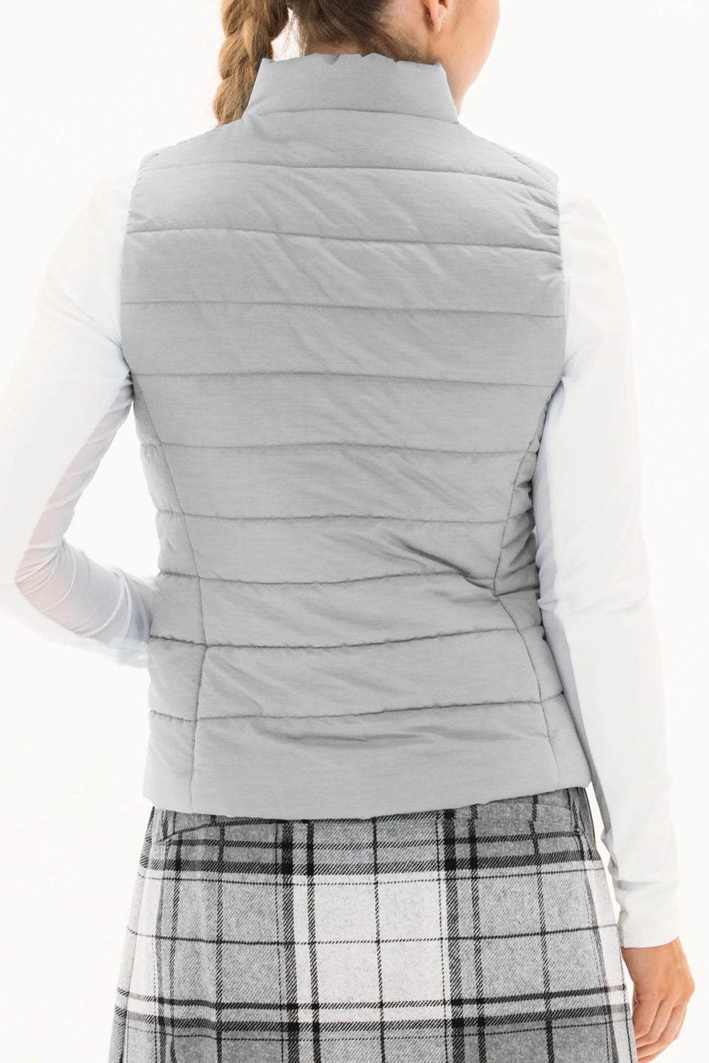 Foray Golf Packable Quilted Vest - Grey - X-Small - Skorzie