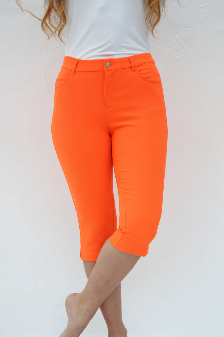 Famara Pedal Pushers - Tangerine - Skorzie