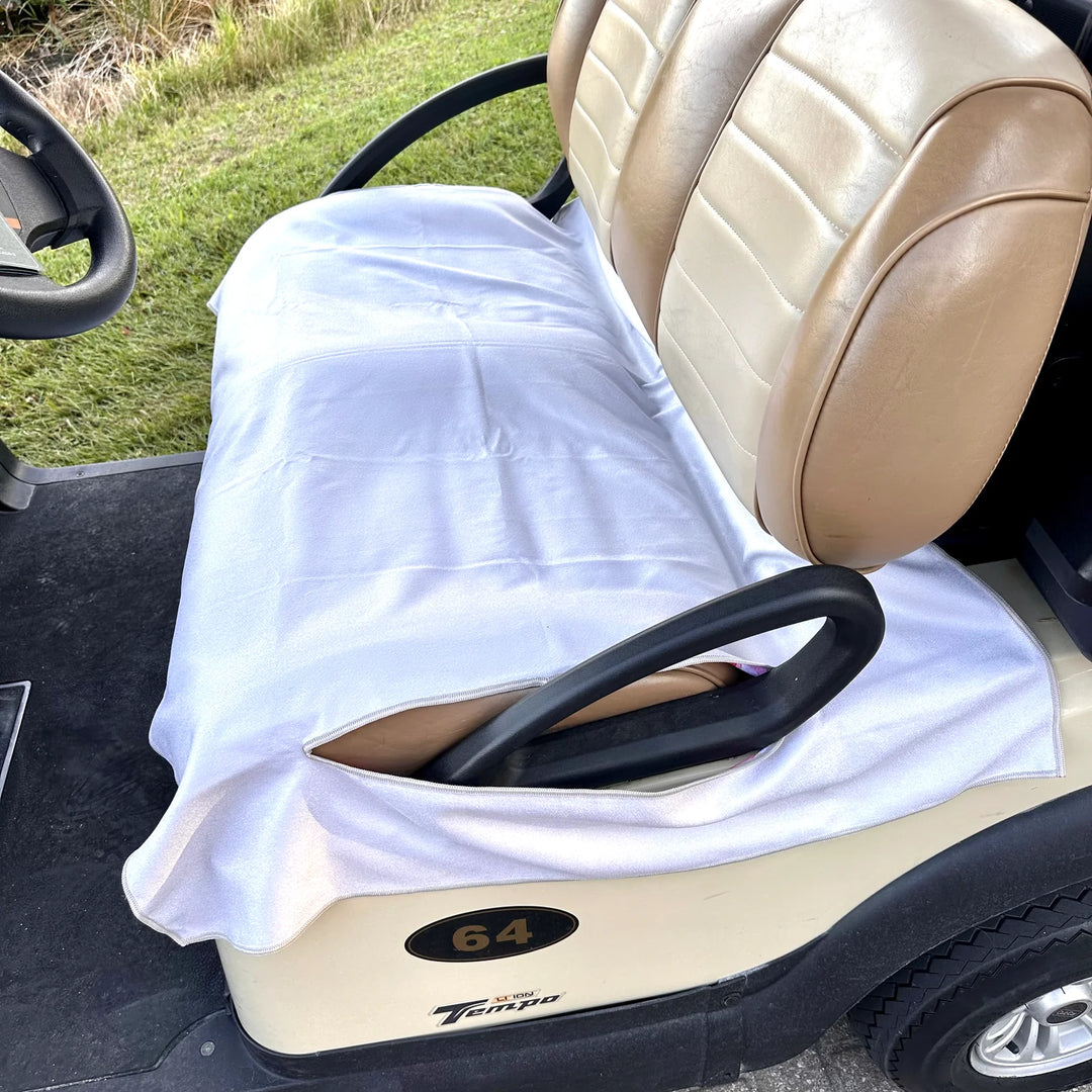 Best of Golf America Double Sided Golf Cart Seat Cover - Floral Clubs - Skorzie